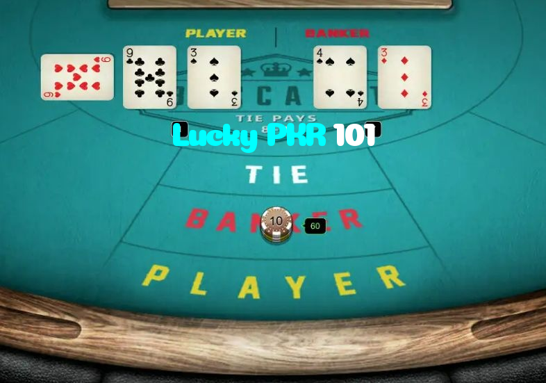 available types of Lucky PKR 101 bet including pre-match live express and system bets
